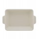 Refratário 29x16,5x5cm Porcelana Com Alça Basic Branco